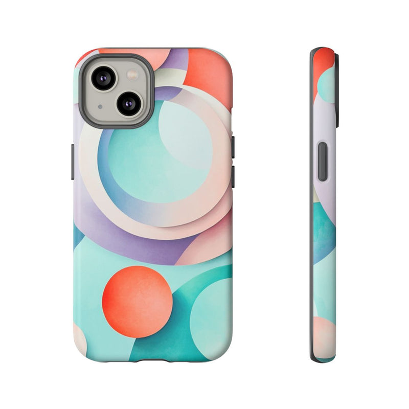 3D Pastel Cirkels Abstracte Kunst