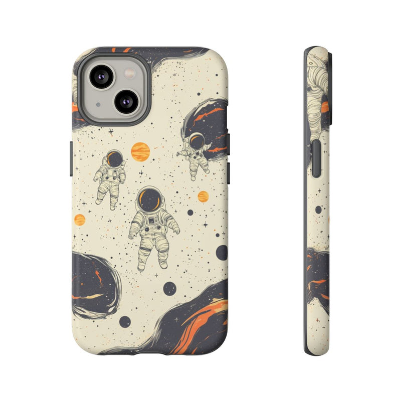 Astronauten en Kosmische Elementen Patroon