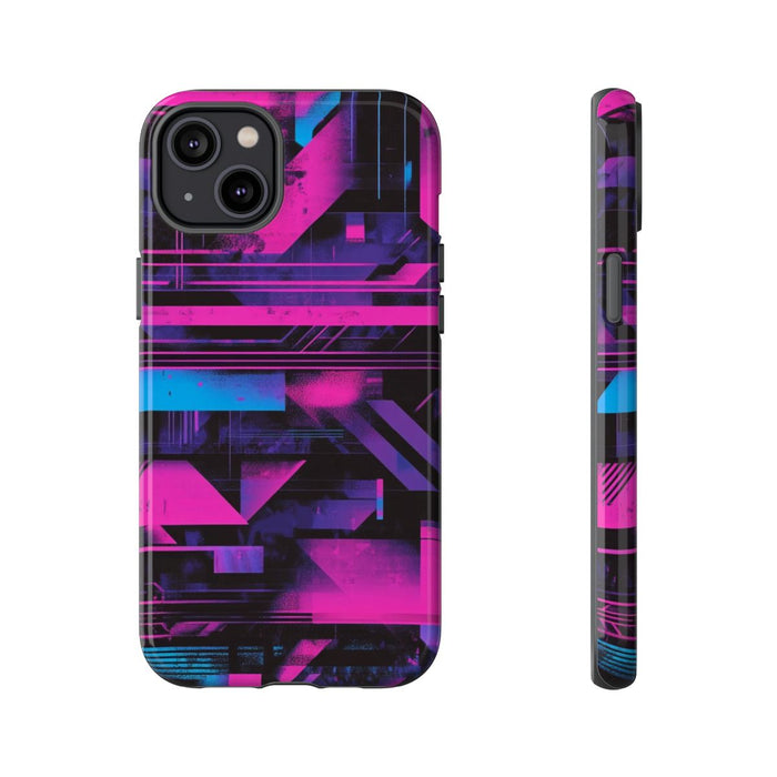 Neon Geometrisch Abstract Patroon