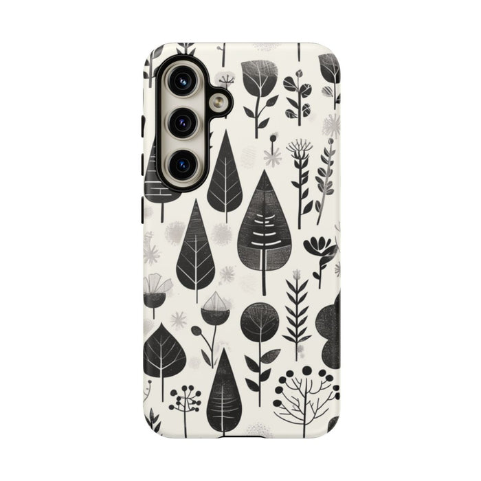 Monochroom Botanisch Patroon