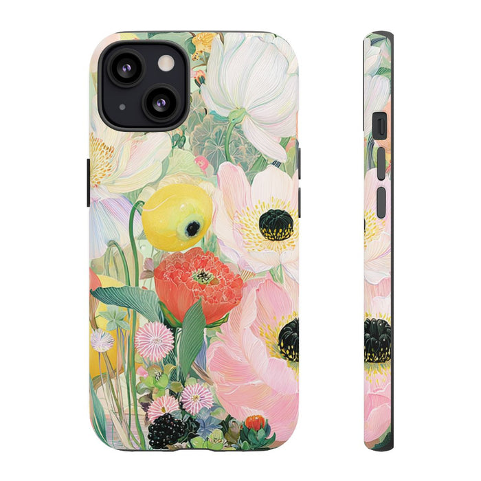 Lichte Pastelbloemen met Vogels