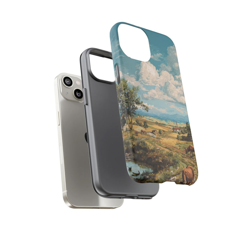 Landelijk Uitzicht met Boerderijdieren