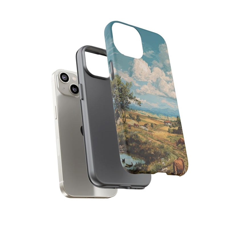 Landelijk Uitzicht met Boerderijdieren