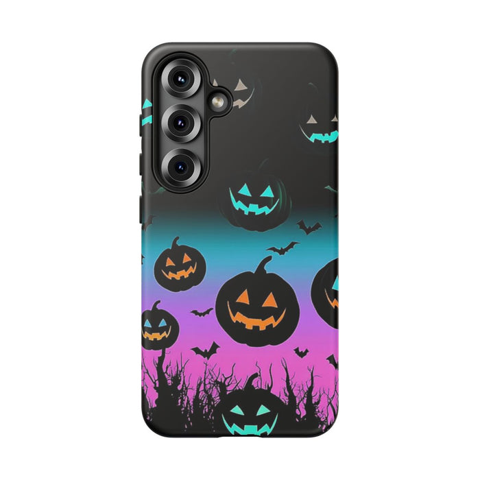 Gloeiende Halloween Pompoenen en Vleermuizen