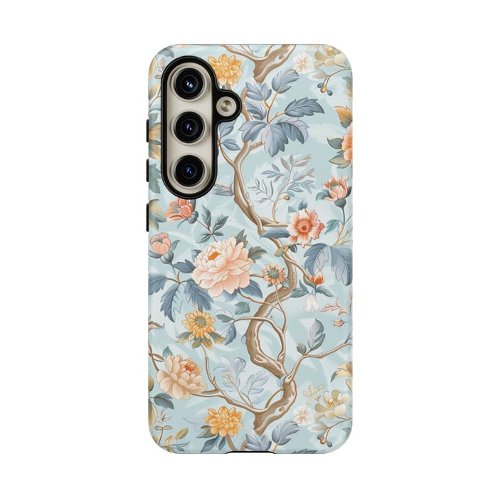 Pastel Chinoiserie Bloemenpatroon