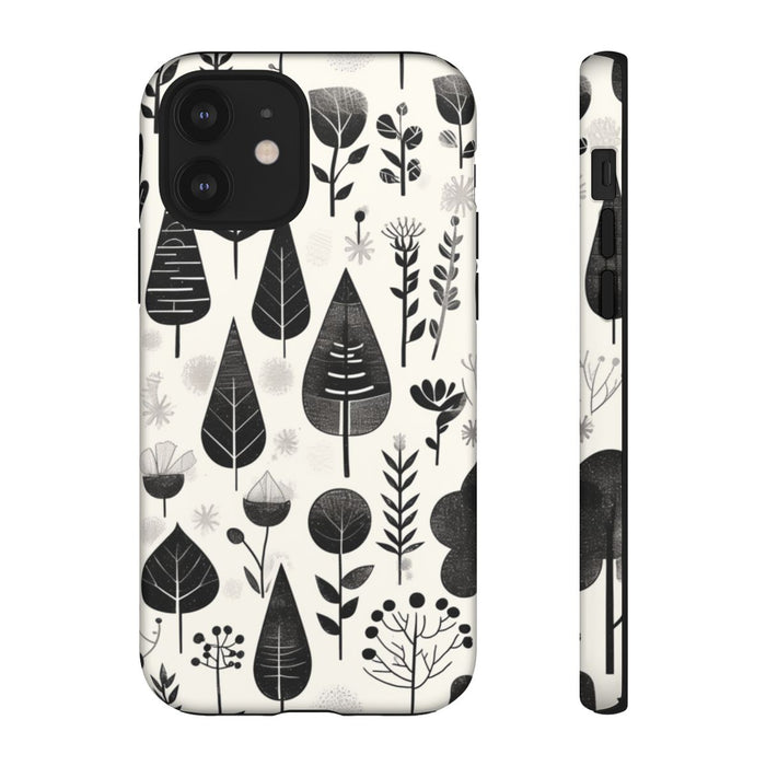 Monochroom Botanisch Patroon
