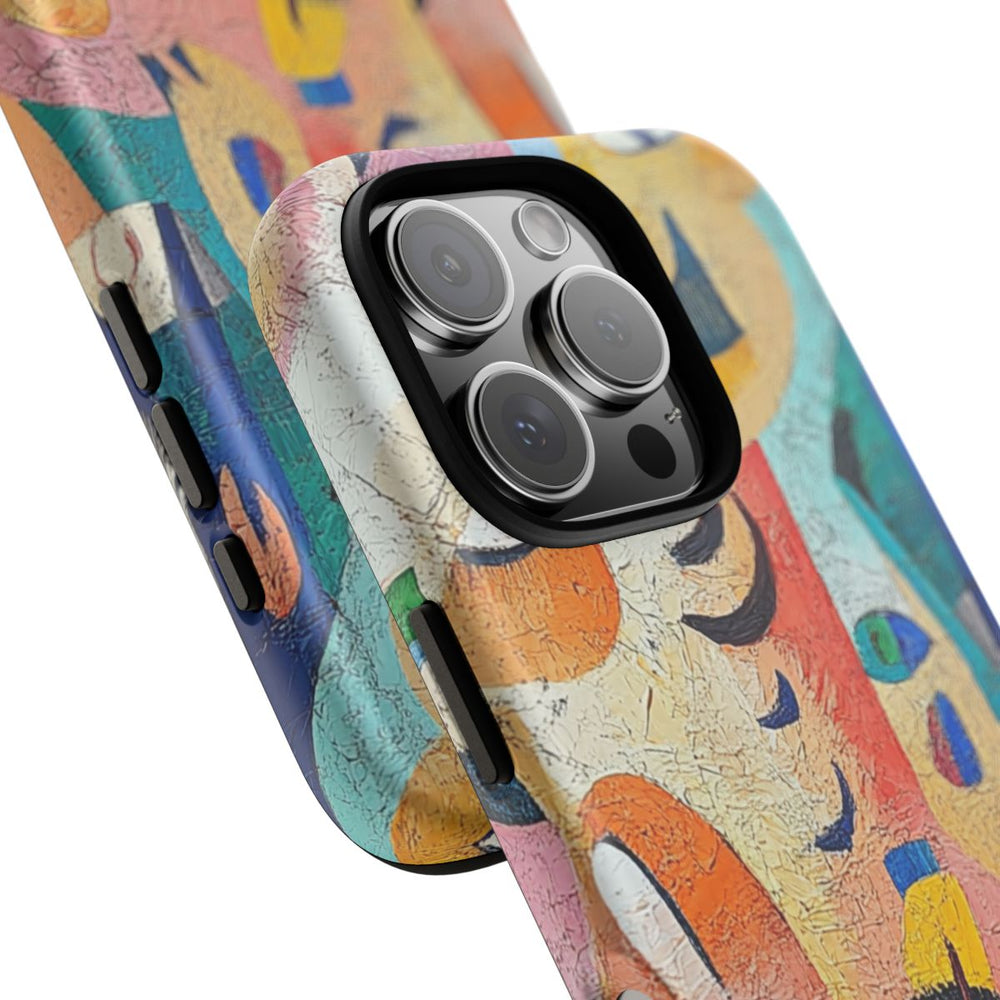 Abstracte Gezichten en Vormen in Heldere Kleuren
