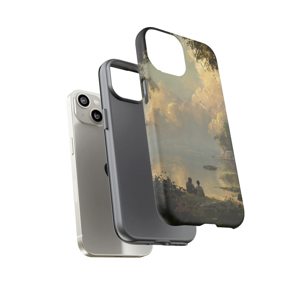 Vredig Meerlandschap met Vriendschap