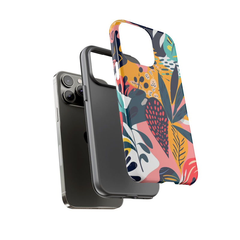 Vrolijk Tropisch Bladerenpatroon