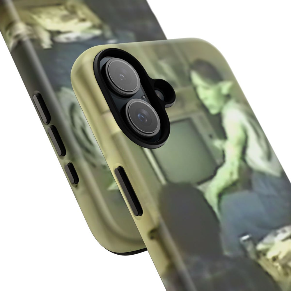 Sfeervolle Vintage Kamer met Elfachtig Personage