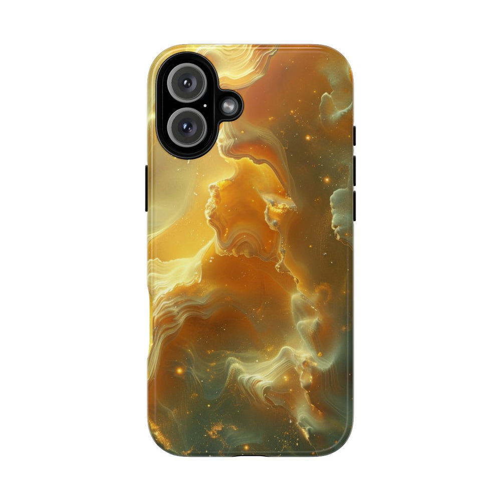 Gouden Nebula Abstract Design