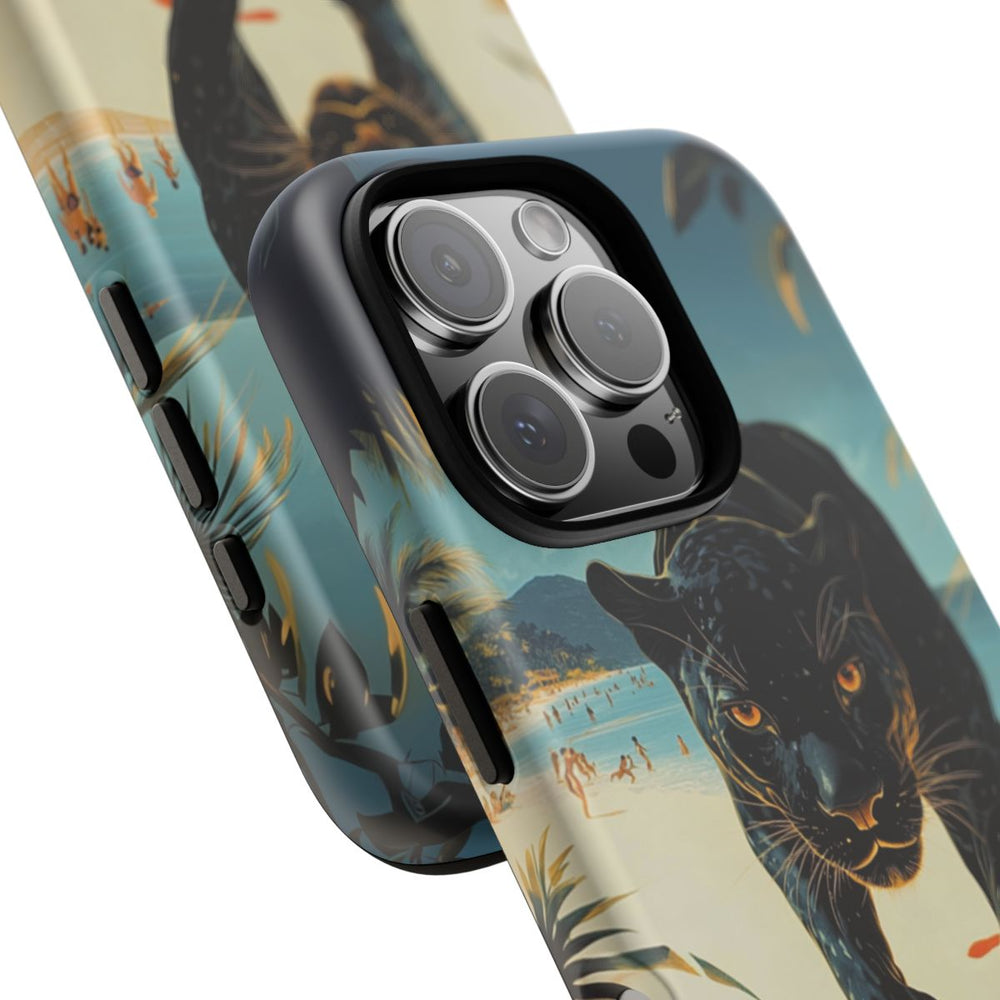 Zwarte Panter op het Strand