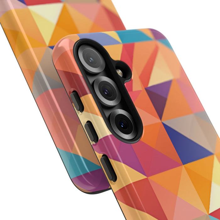 Kleurrijk Geometrisch Hoekpatroon