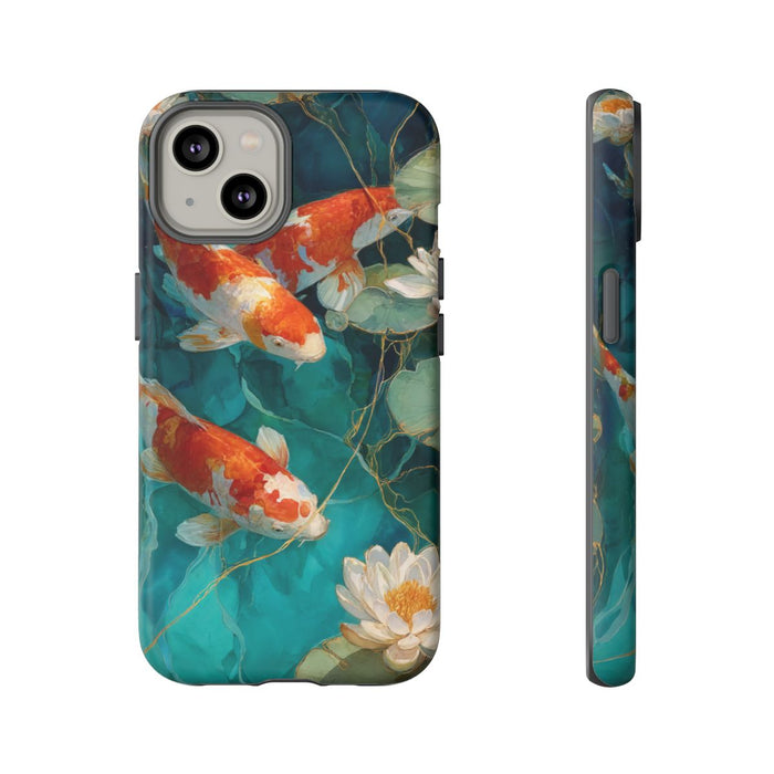 Kleurrijke Koi en Waterlelies
