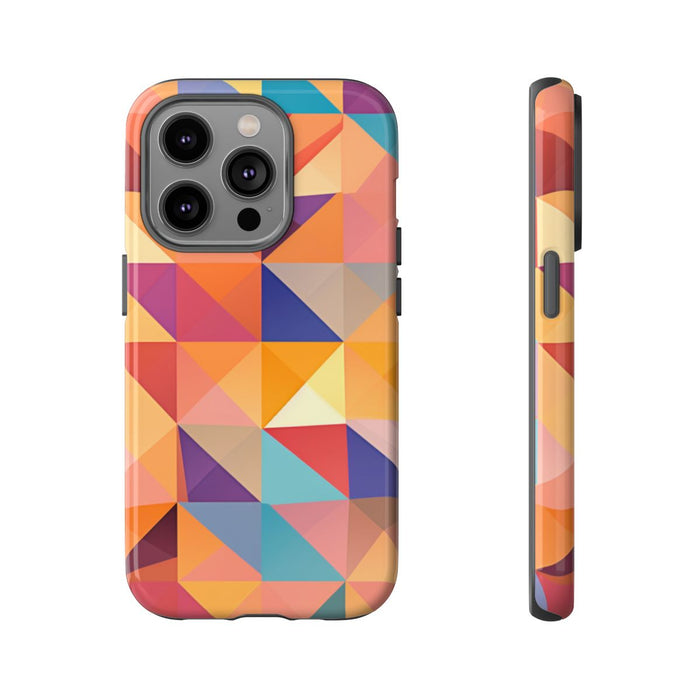 Kleurrijk Geometrisch Hoekpatroon