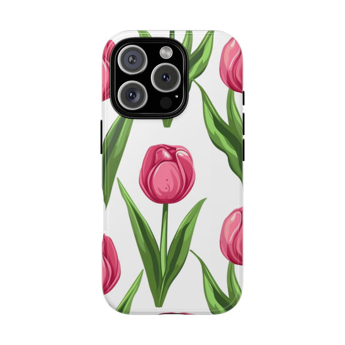 Roze Tulp Bloemenpatroon
