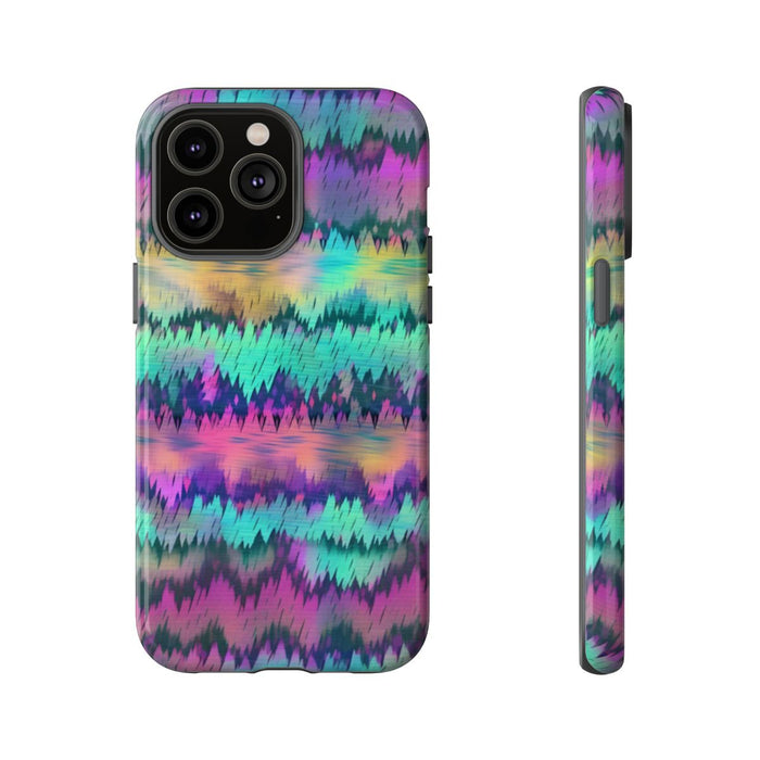 Kleurrijk Glitch Patroon Abstract Design