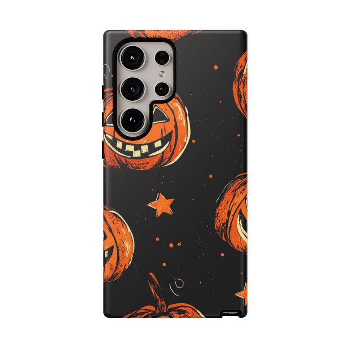 Grunge Halloween Pompoenenpatroon