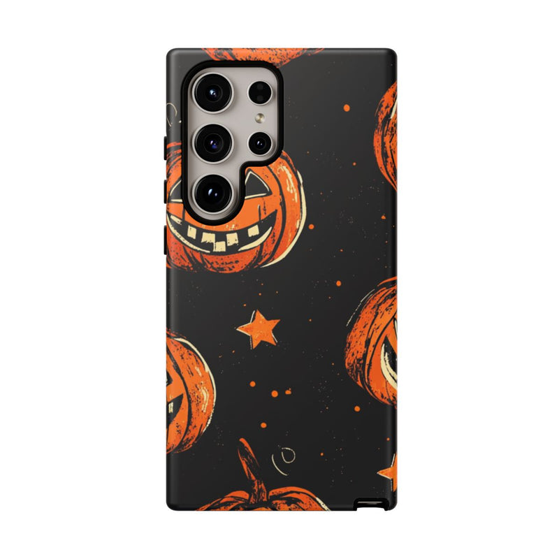 Grunge Halloween Pompoenenpatroon