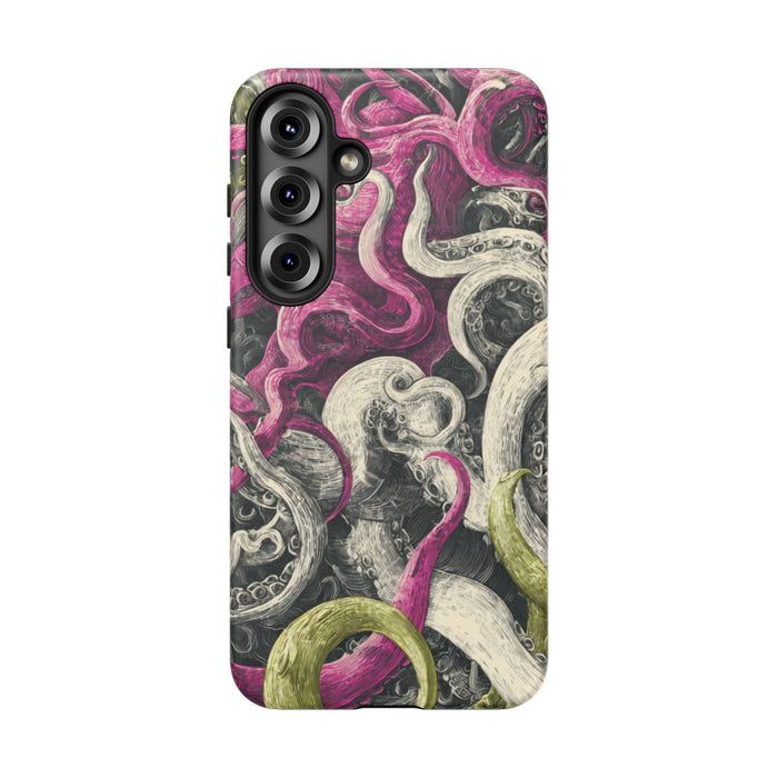 Gedetailleerd Tentakelpatroon met Wervelende Swirls