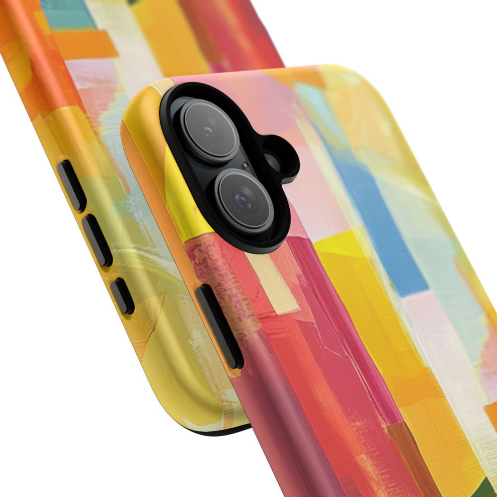 Abstracte Kleurrijke Penseelstreken