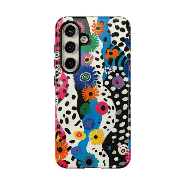 Kleurrijk Abstract Bloemen-Zebra Patroon