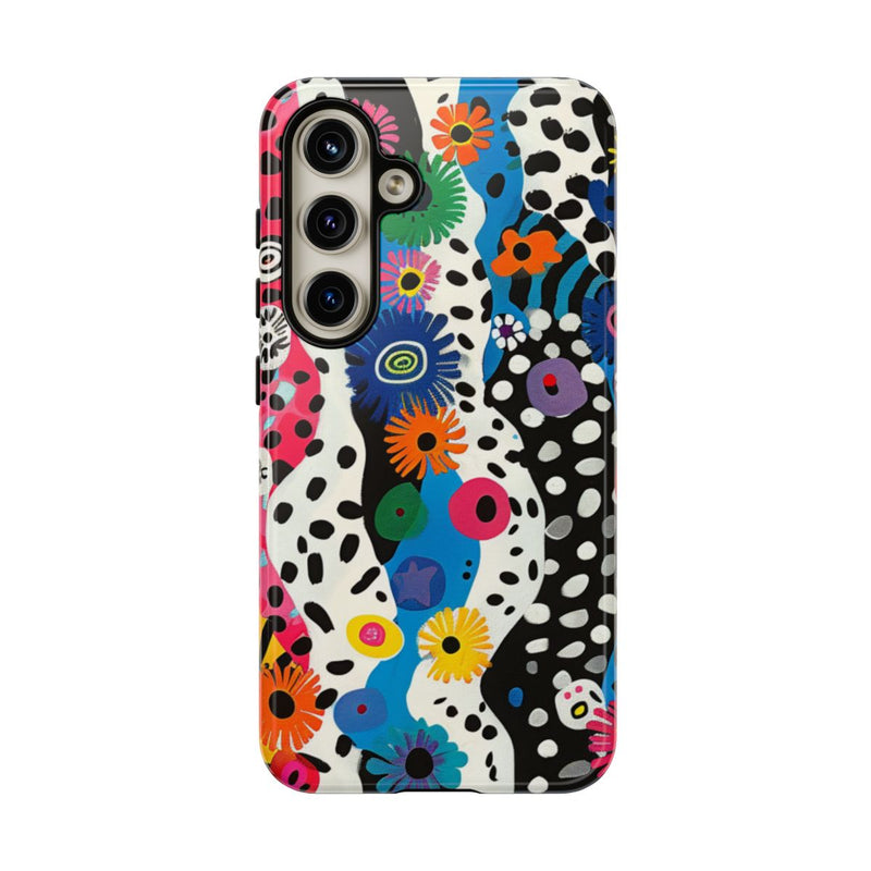 Kleurrijk Abstract Bloemen-Zebra Patroon