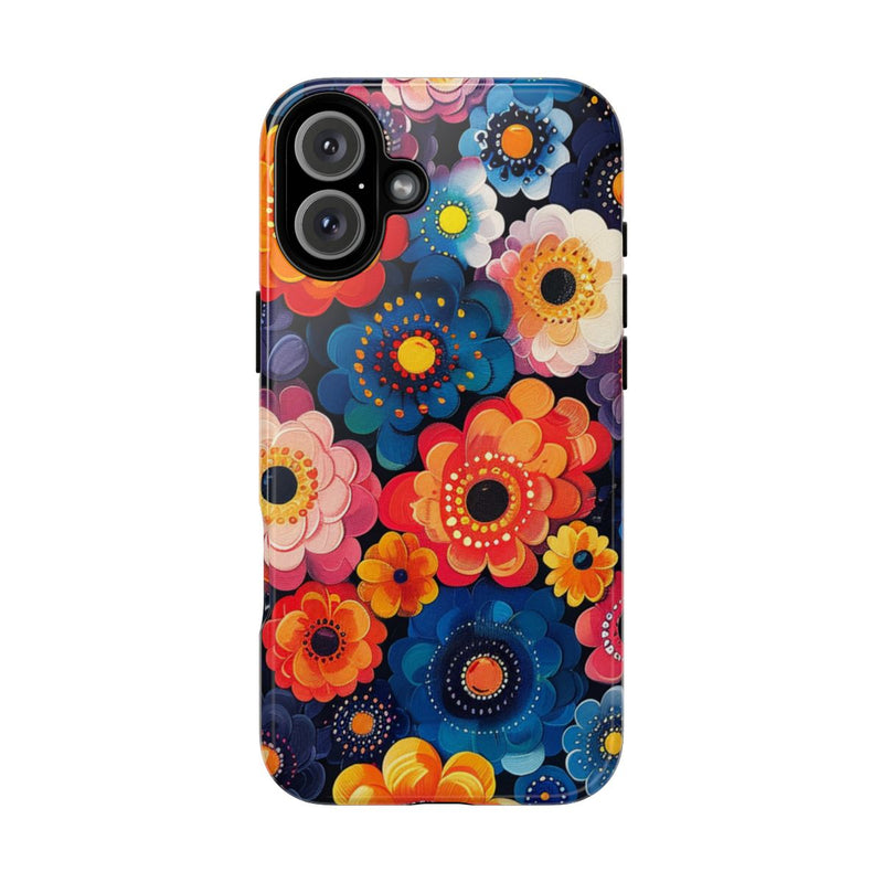 Levendig Abstract Bloemenpatroon