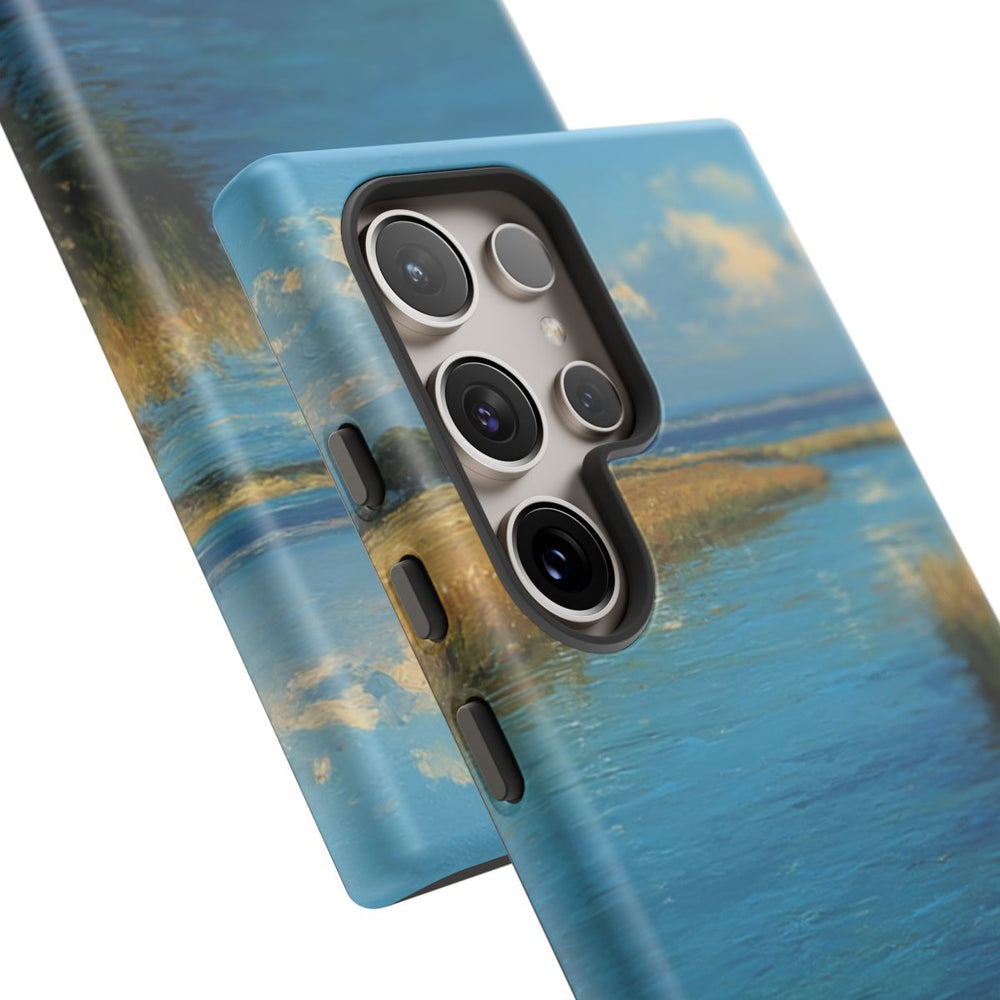 Blauw Lagunelandschap