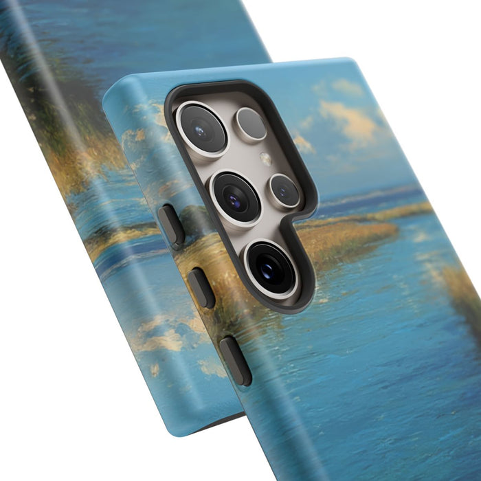 Blauw Lagunelandschap