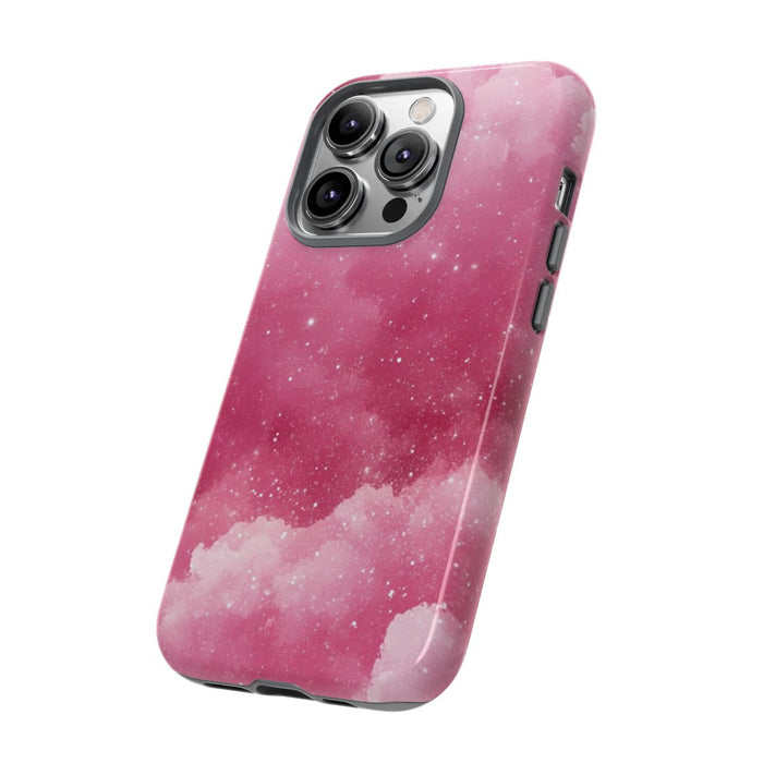 Roze Glitterwolkenpatroon
