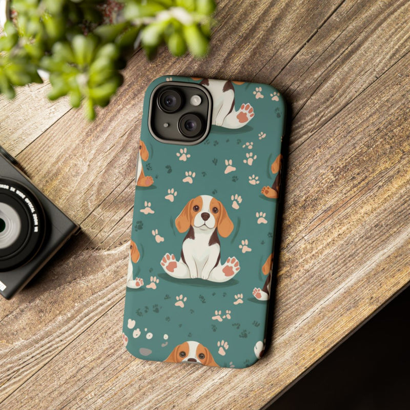 Beagles met Pootafdrukken Patroon