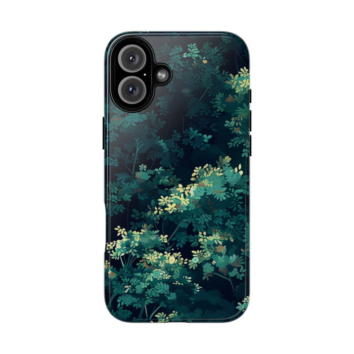 Donkergroen Bladerpatroon