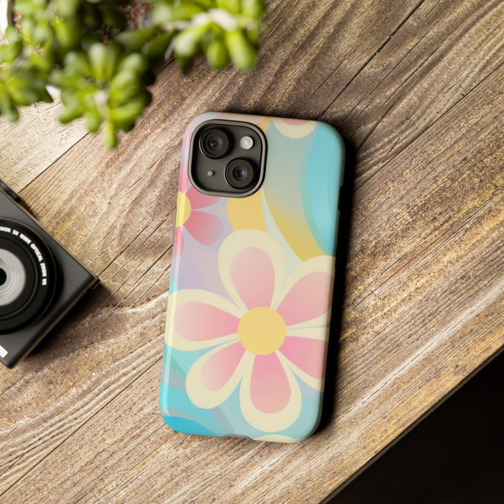 Pastel Groovy Bloemenpatroon