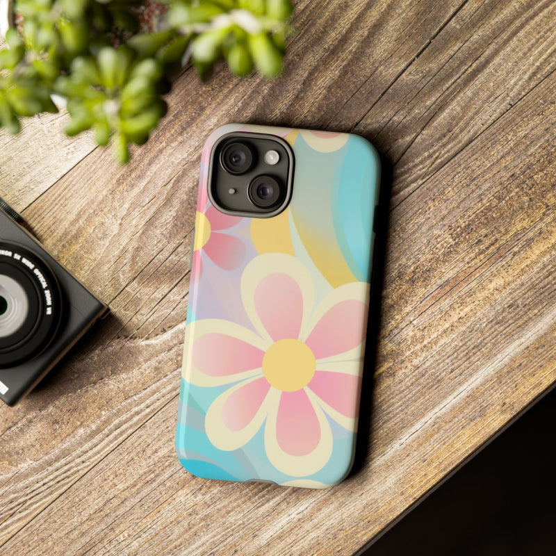 Pastel Groovy Bloemenpatroon
