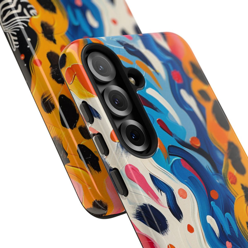 Abstract Kleurrijk Zebra Patroon