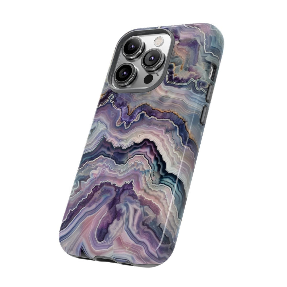 Paars-Blauw Geodepatroon