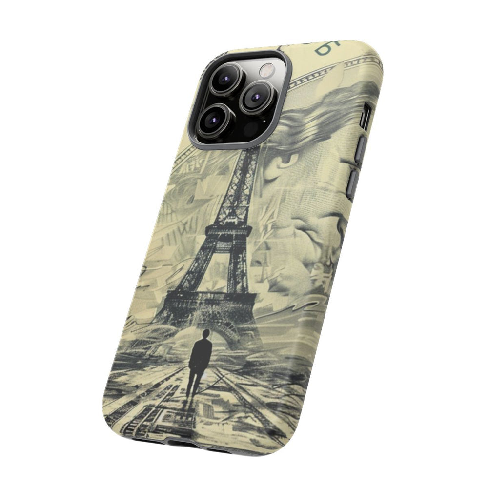 Eiffeltoren met Dollarbiljet Illustratie