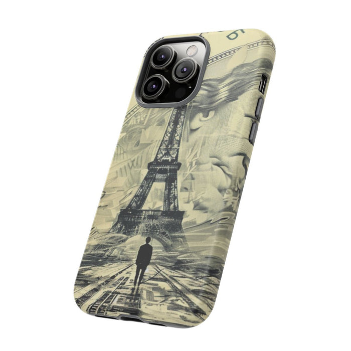 Eiffeltoren met Dollarbiljet Illustratie