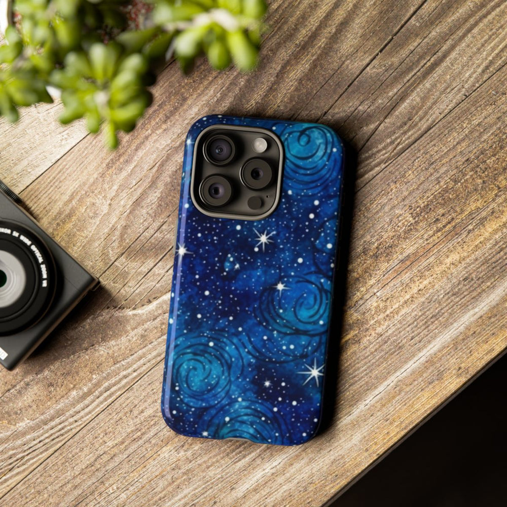 Blauw Sterrenstelsel Patroon