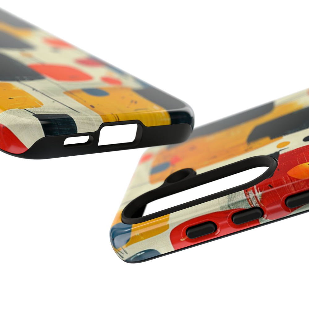 Mid-Century Abstract Geometrisch Patroon