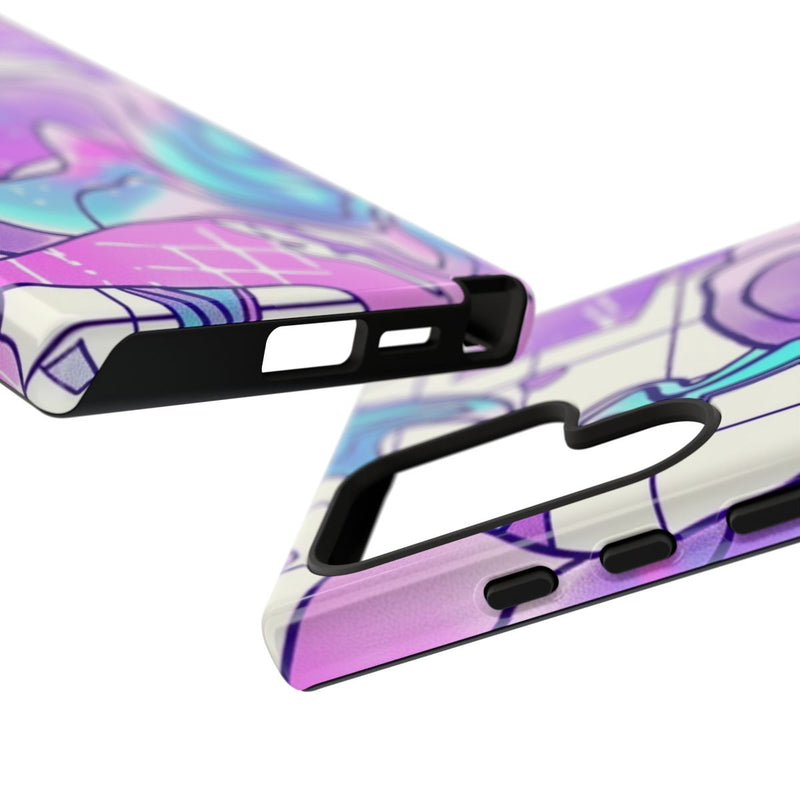 Abstract Kristal Vaporwave Patroon