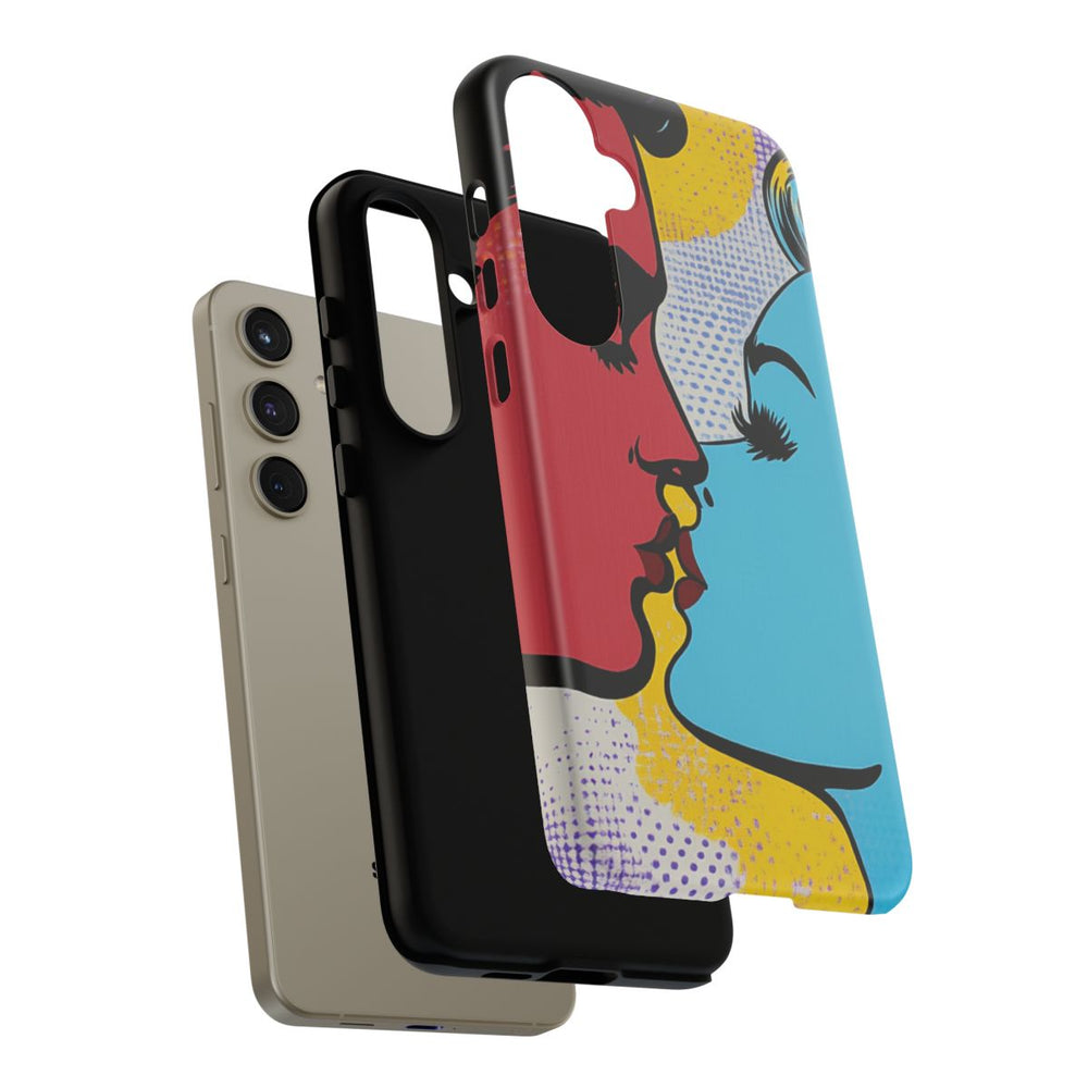 Popart Kussend Koppel