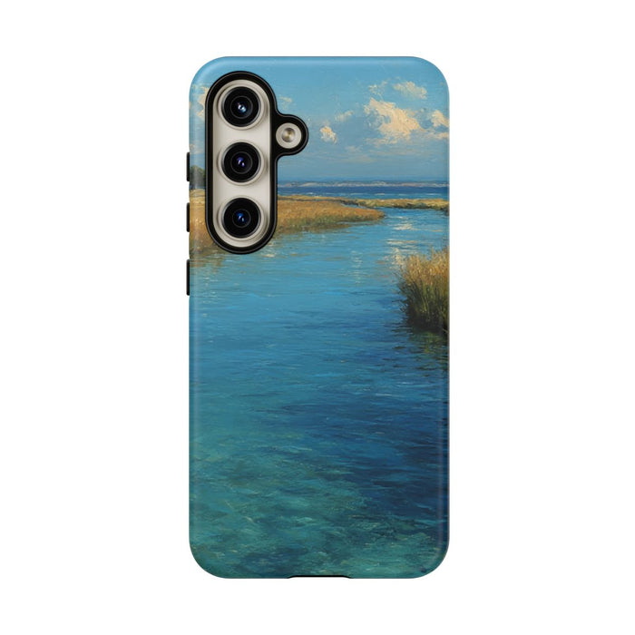 Blauw Waterlandschap met Lagune