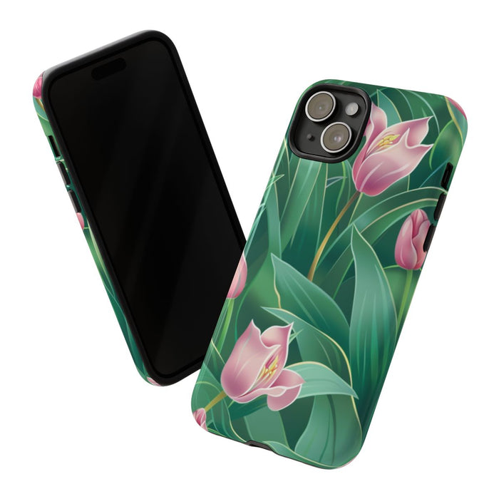 Roze Tulp Bloemenpatroon