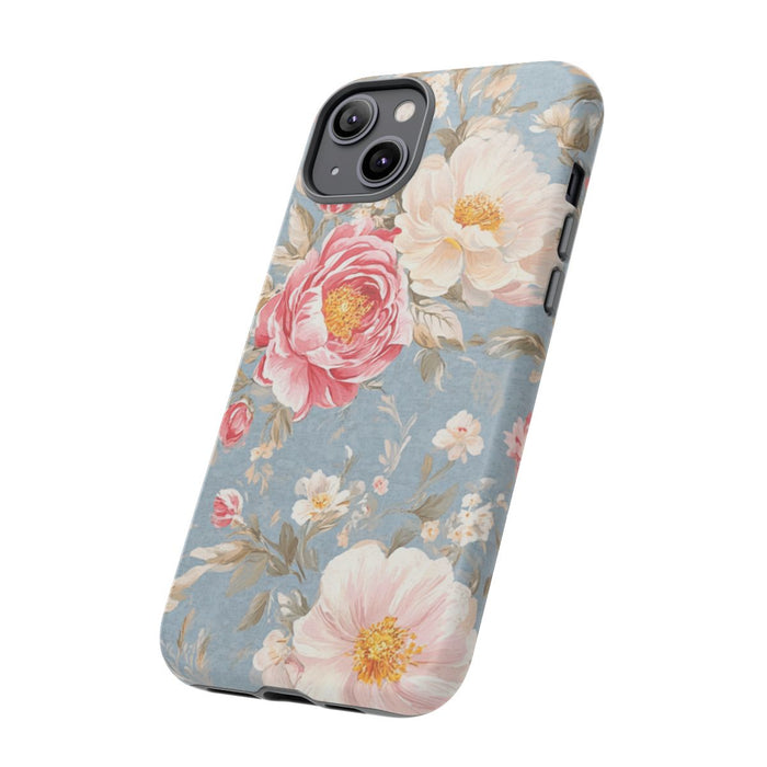 Romantisch Roze-Wit Bloemenpatroon