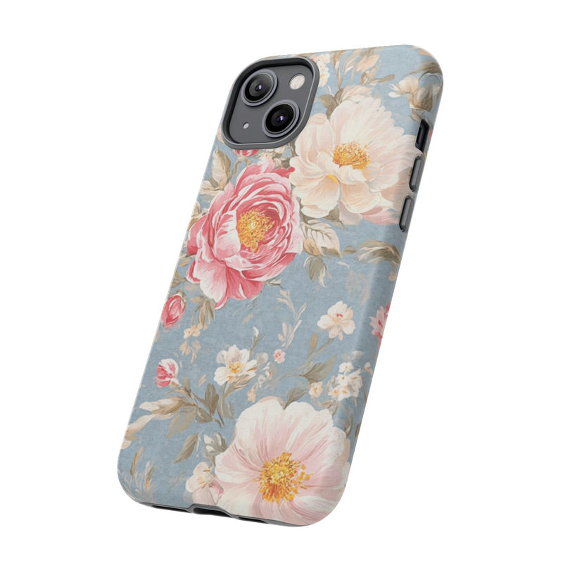 Romantisch Roze-Wit Bloemenpatroon