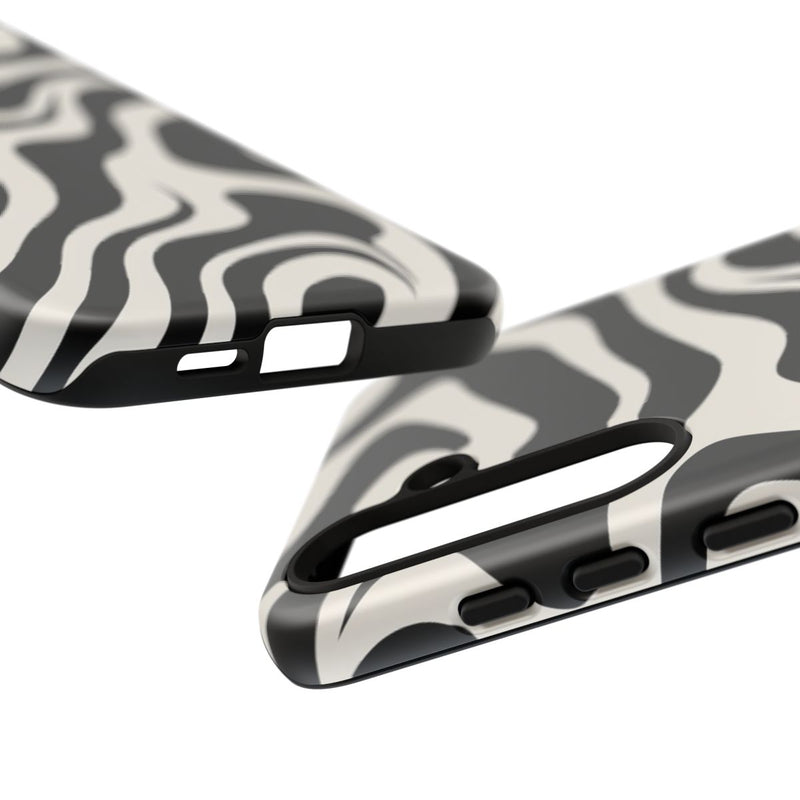 Zwart-Wit Abstract Zebra-Patroon