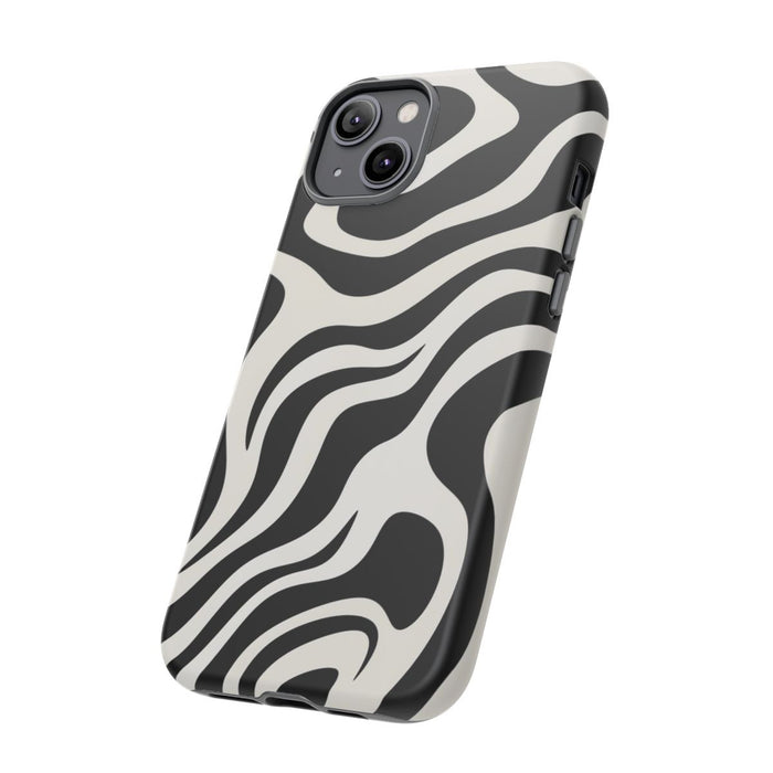 Zwart-Wit Abstract Zebra-Patroon