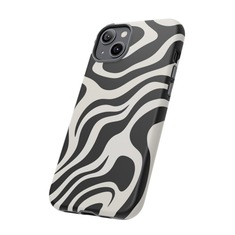 Zwart-Wit Abstract Zebra-Patroon